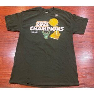 NBA 2021 CHAMPIONS TEE SZ MEDIUM